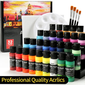 60ML Acrylic Black Butterfly Cap Set